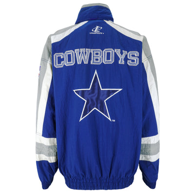 NFL (Logo Athletic) - Dallas Cowboys Windbreaker 1990s X-Large