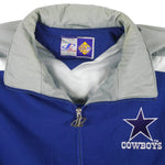 NFL (Logo Athletic) - Dallas Cowboys Windbreaker 1990s X-Large Vintage Retro Football
