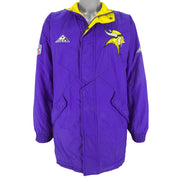 NFL (Apex One) - Minnesota Vikings  Warm Jacket 1990s Medium Vintage Retro Football