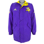 NFL (Apex One) - Minnesota Vikings  Warm Jacket 1990s Medium Vintage Retro Football