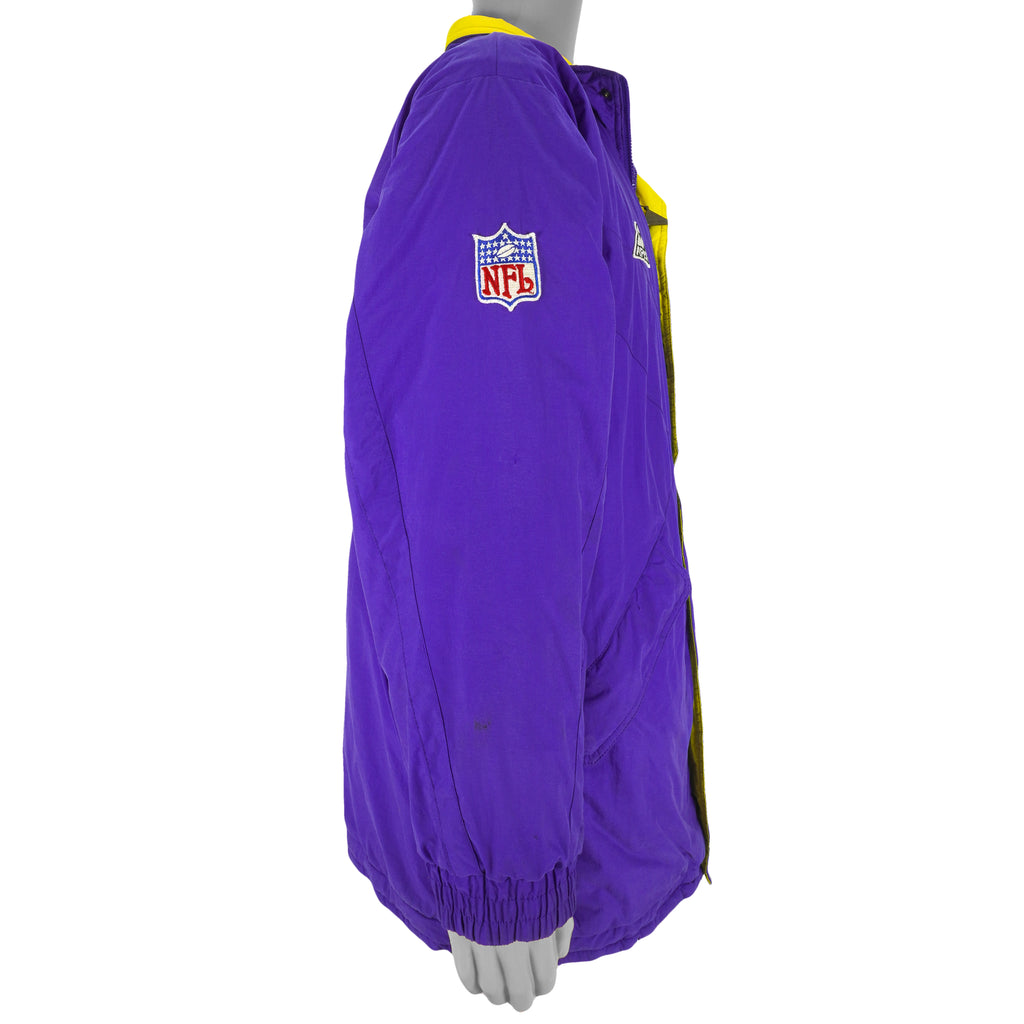 NFL (Apex One) - Minnesota Vikings  Warm Jacket 1990s Medium Vintage Retro Football