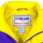 NFL (Apex One) - Minnesota Vikings  Warm Jacket 1990s Medium Vintage Retro Football
