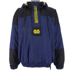 Starter - Michigan Wolverines Hooded Pullover Jacket 1990s X-Large Vintage Retro