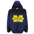 Starter - Michigan Wolverines Hooded Pullover Jacket 1990s X-Large Vintage Retro