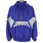 Starter - Dallas Cowboys Embroidered Logo Hooded Jacket 1990s Large Vintage Retro Football