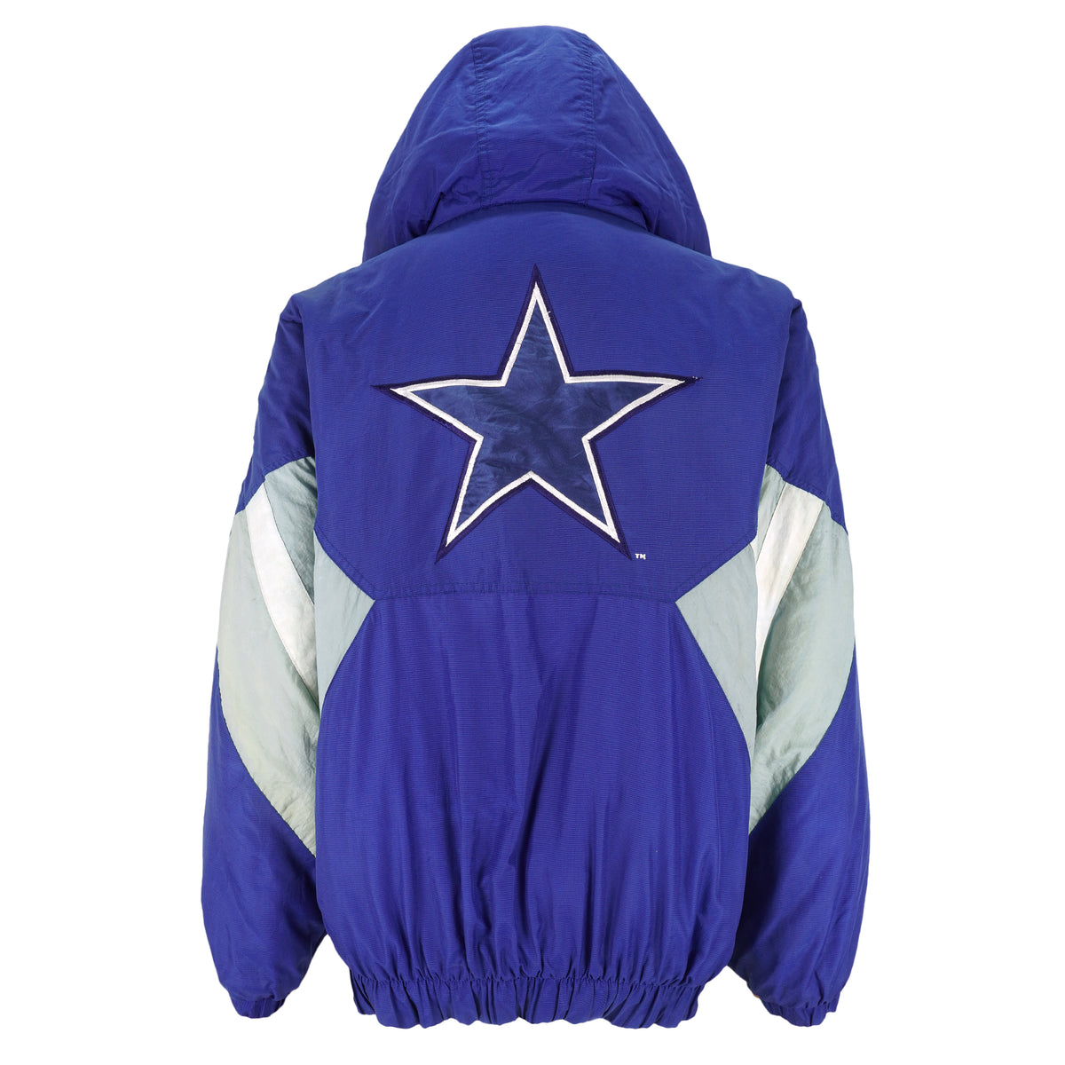 Starter - Dallas Cowboys Embroidered Logo Hooded Jacket 1990s Large Vintage Retro Football