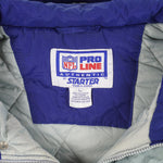 Starter - Dallas Cowboys Embroidered Logo Hooded Jacket 1990s Large Vintage Retro Football