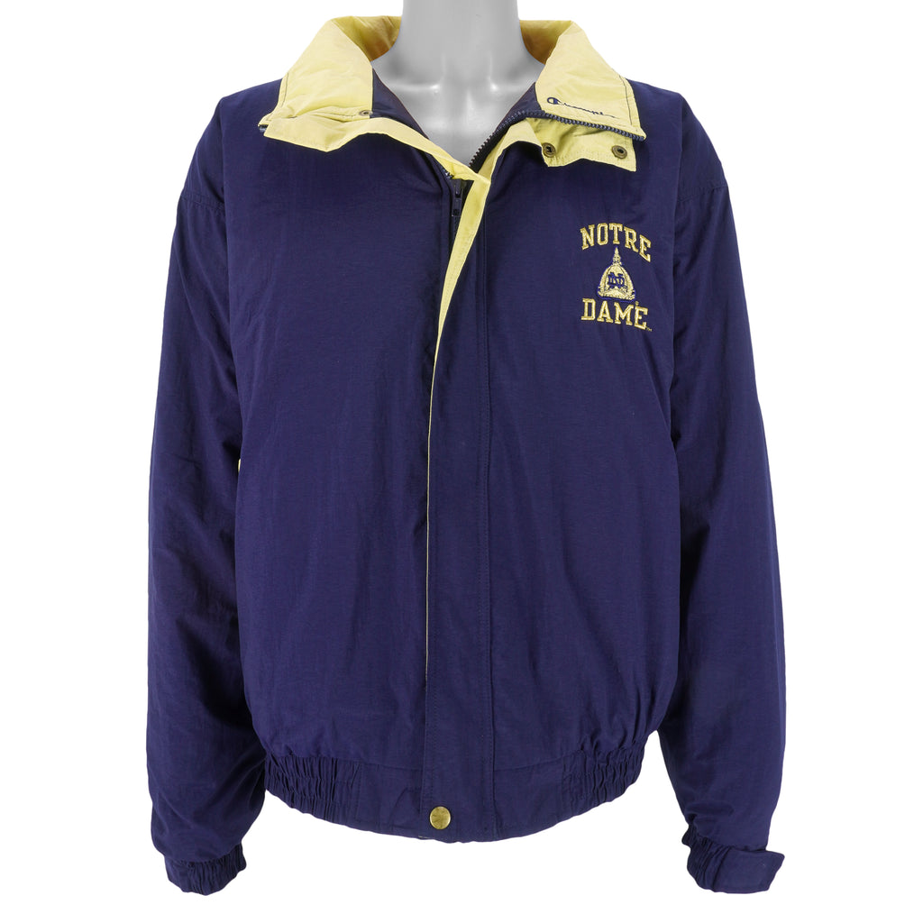 NCAA (Champion) - Notre Dame Fighting Irish Big Logo Jacket 1990s X-Large Vintage Retro