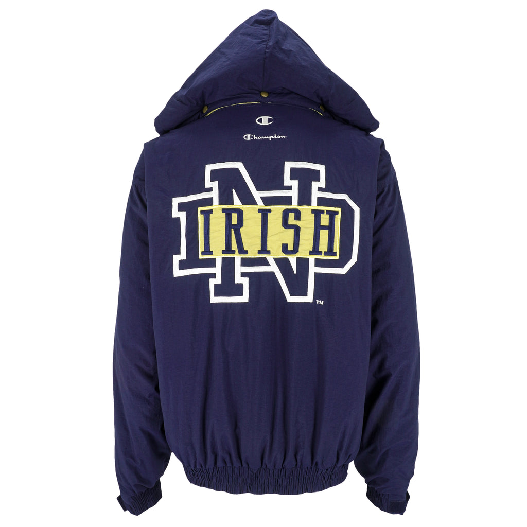 NCAA (Champion) - Notre Dame Fighting Irish Big Logo Jacket 1990s X-Large Vintage Retro