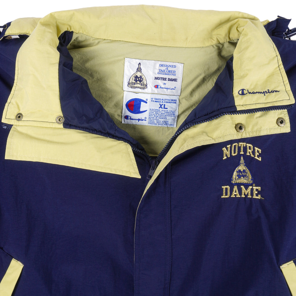 NCAA (Champion) - Notre Dame Fighting Irish Big Logo Jacket 1990s X-Large Vintage Retro