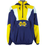 Starter - Michigan Colorblock Pullover Jacket 1990s Large