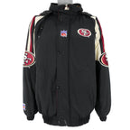 Starter - San Francisco 49ers Hooded Jacket 1990s X-Large Vintage Retro Football