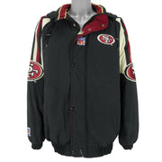 Starter - San Francisco 49ers Hooded Jacket 1990s X-Large Vintage Retro Football