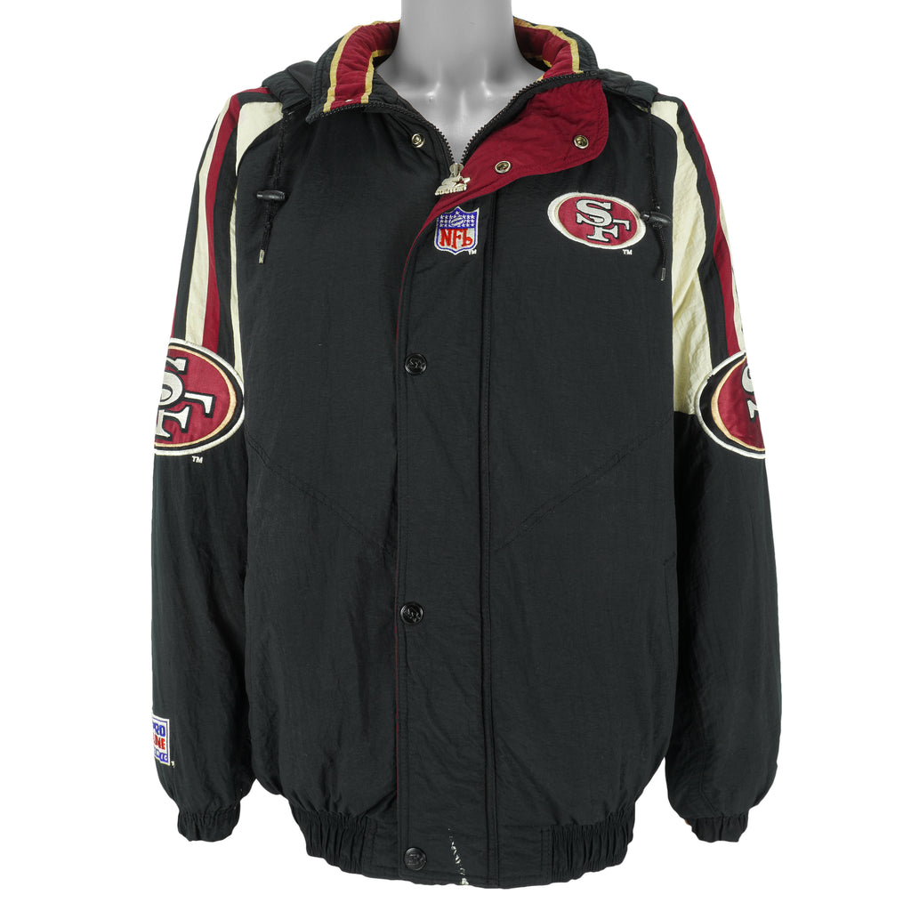 Starter - San Francisco 49ers Hooded Jacket 1990s X-Large Vintage Retro Football