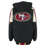 Starter - San Francisco 49ers Hooded Jacket 1990s X-Large Vintage Retro Football