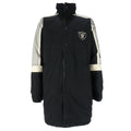 Starter - Oakland Raiders Spell-Out Long Jacket 1990s Large Vintage Retro