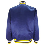Starter - Michigan Wolverines Satin Jacket 1990s Large Vintage Retro