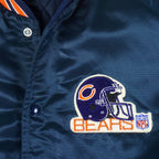 NFL (Chalk Line) - Chicago Bears Satin Jacket 1990s Large Vintage Retro Football