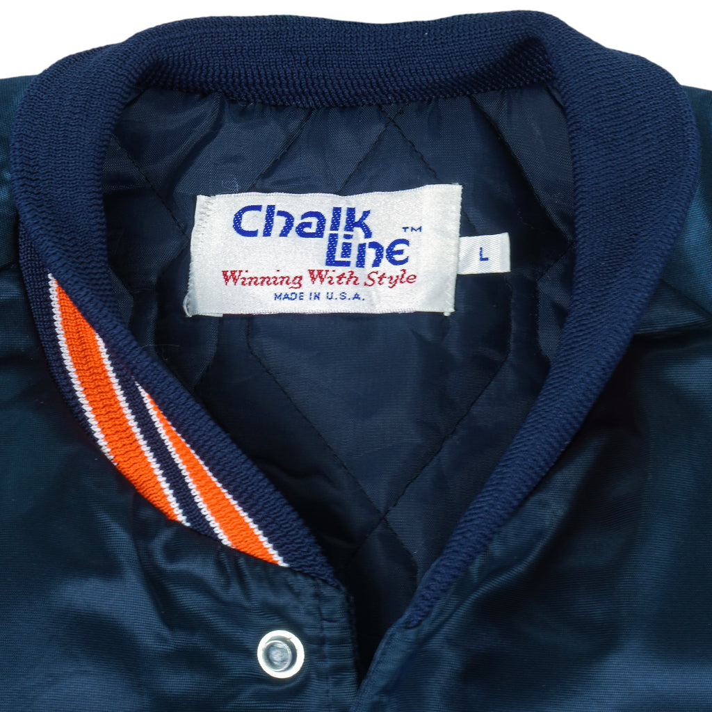 NFL (Chalk Line) - Chicago Bears Satin Jacket 1990s Large Vintage Retro Football