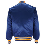 NCAA (Ebert Sport) - Blue Clemson Tiger Satin Jacket 1990s Medium Vintage Retro