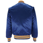 NCAA (Ebert Sport) - Blue Clemson Tiger Satin Jacket 1990s Medium Vintage Retro