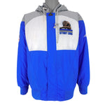 NFL (Apex One) - Detroit Lions Hooded Jacket 1990s Medium Vintage Retro Football