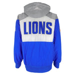 NFL (Apex One) - Detroit Lions Hooded Jacket 1990s Medium Vintage Retro Football
