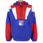 Starter - New York Rangers Hooded Jacket 1990s Large Vintage Retro Hockey
