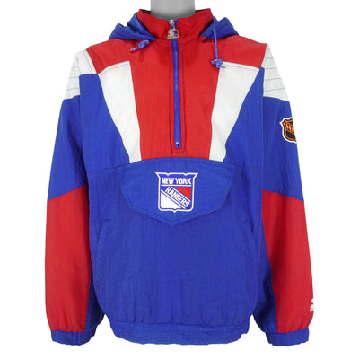 Starter - New York Rangers Hooded Jacket 1990s Large