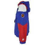 Starter - New York Rangers Hooded Jacket 1990s Large Vintage Retro Hockey