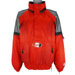 Starter - Detroit Red Wings 1/2 Zip Jacket 1990s Large