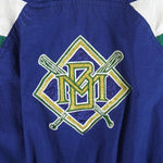 Starter - Milwaukee Brewers 1/4 Button Windbreaker 1990s Small Vintage Retro Baseball