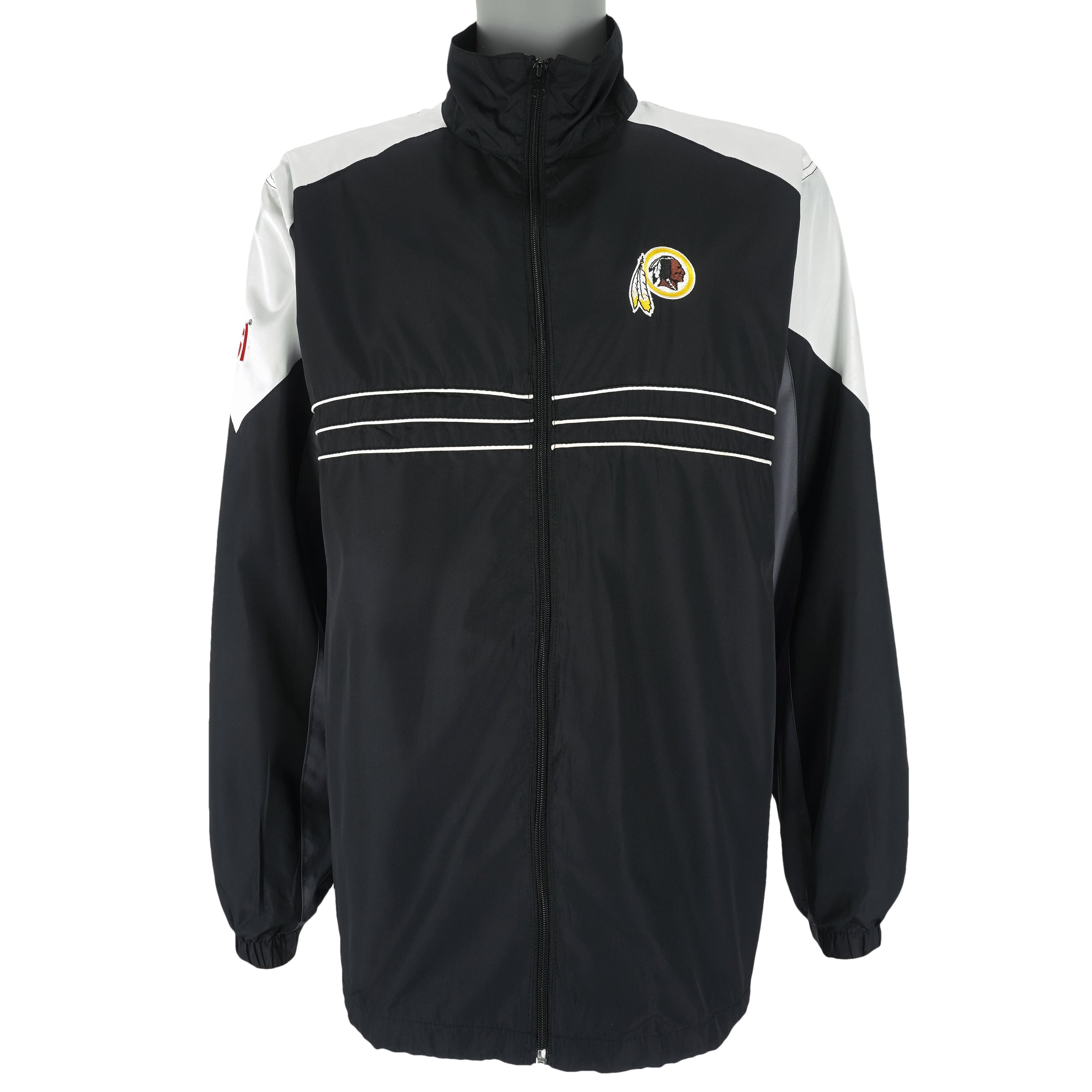 Reebok - Washington Redskins Zip-Up Windbreaker 1990s X-Large Vintage Retro Football