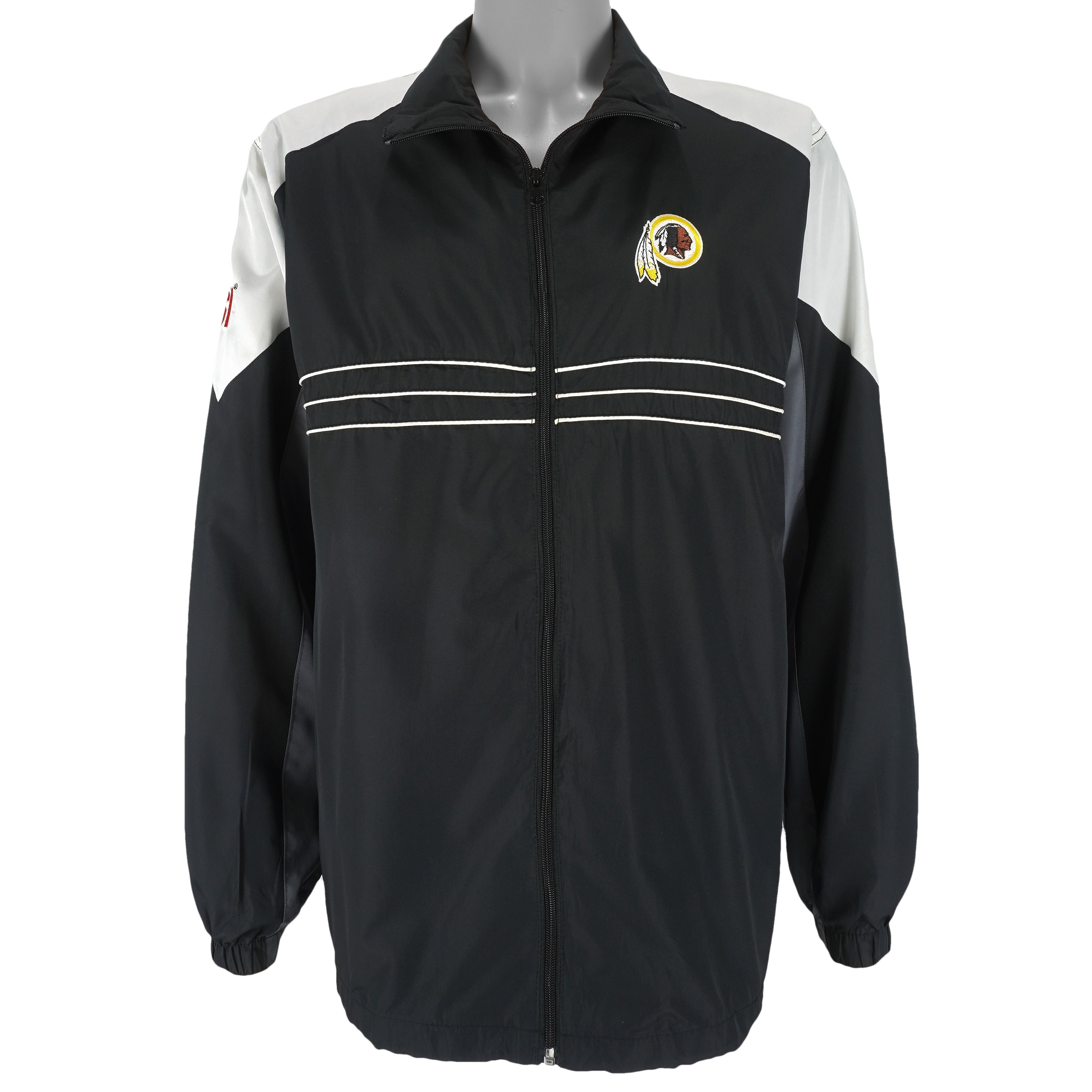 Reebok - Washington Redskins Zip-Up  Windbreaker 1990s X-Large Vintage Retro Football