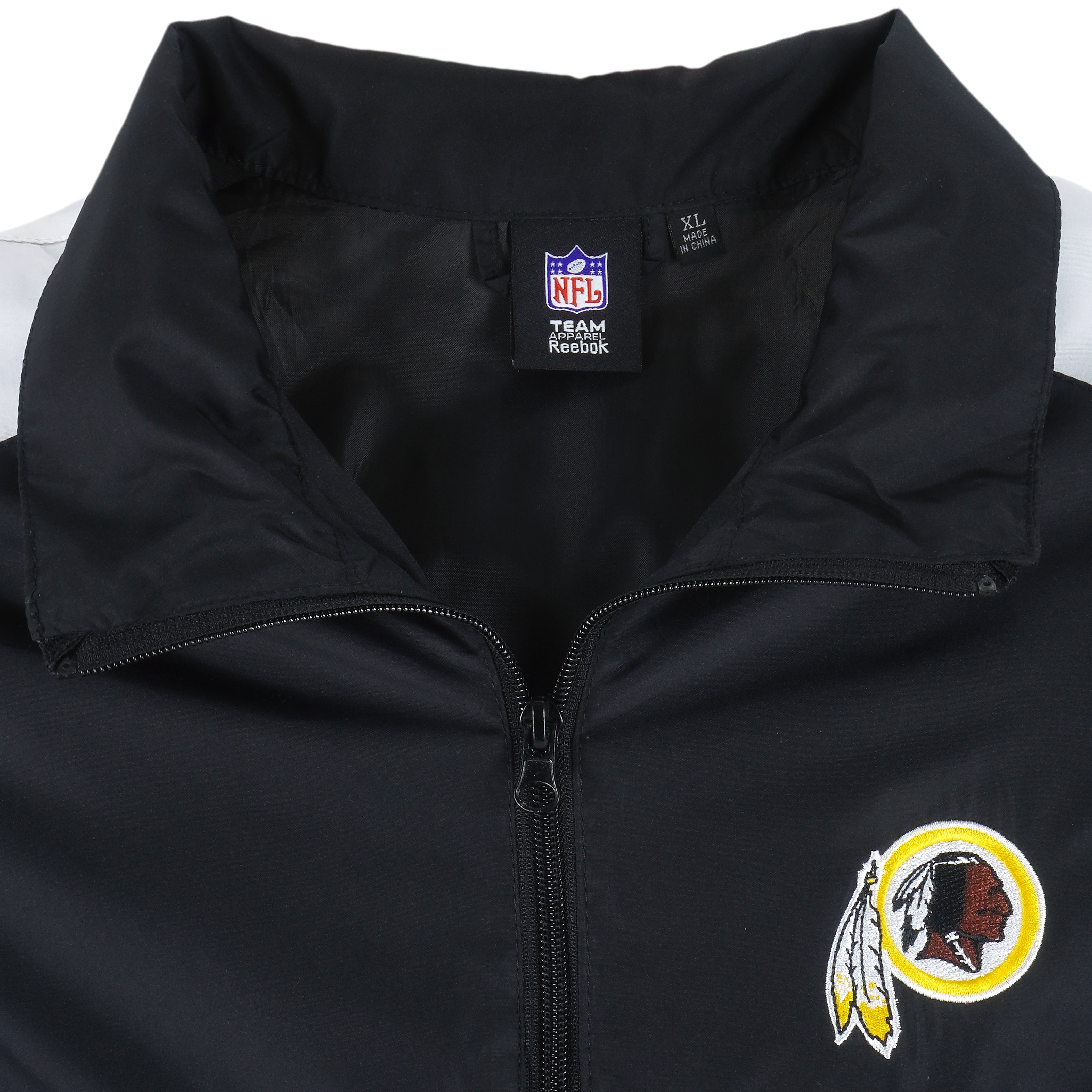 Reebok - Washington Redskins  Zip-Up Windbreaker 1990s X-Large Vintage Retro Football