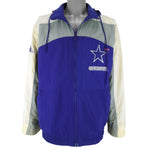 NFL (Apex One) - Dallas Cowboys Hooded Jacket 1990s Large