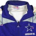 NFL (Apex One) - Dallas Cowboys Hooded Jacket 1990s Large Vintage Retro Football