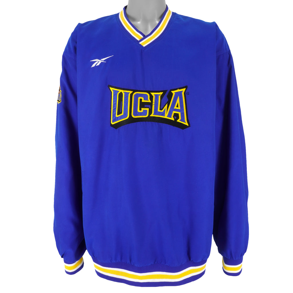 Reebok - UCLA Embroidered Windbreaker 1990s X-Large Vintage Retro Basketball