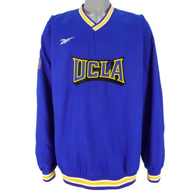 Reebok - UCLA Embroidered Pullover Windbreaker 1990s X-Large