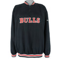 Reebok - Chicago Bulls 1/4 Zip Windbreaker 1990s X-Large Vintage Retro Basketball