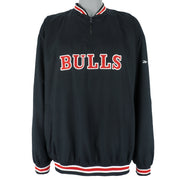 Reebok - Chicago Bulls 1/4 Zip Windbreaker 1990s X-Large Vintage Retro Basketball