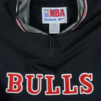 Reebok - Chicago Bulls 1/4 Zip Windbreaker 1990s X-Large Vintage Retro Basketball