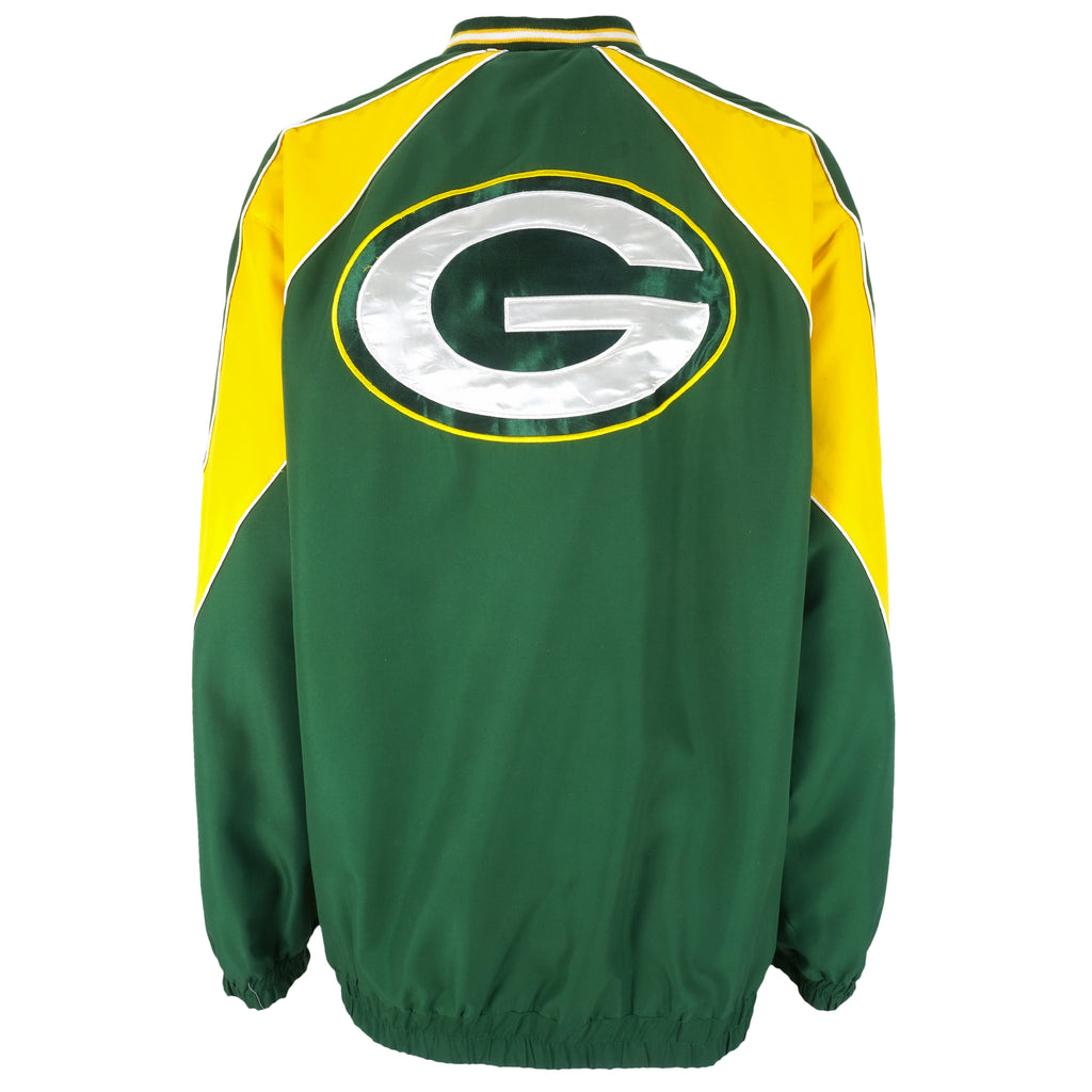 NFL - Green Bay Packers Pullover Windbreaker 1990s XX-Large Vintage Retro Football