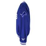 Reebok - Blue Detroit Lions Pullover Windbreaker 1990s Large Vintage Retro Football