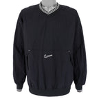 Nike - Black Pullover Windbreaker 1990s Large Vintage Retro