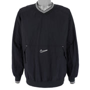Nike - Black Pullover Windbreaker 1990s Large Vintage Retro