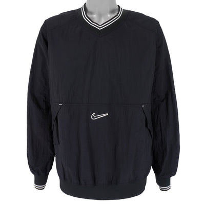 Nike - Black Pullover Windbreaker 1990s Large