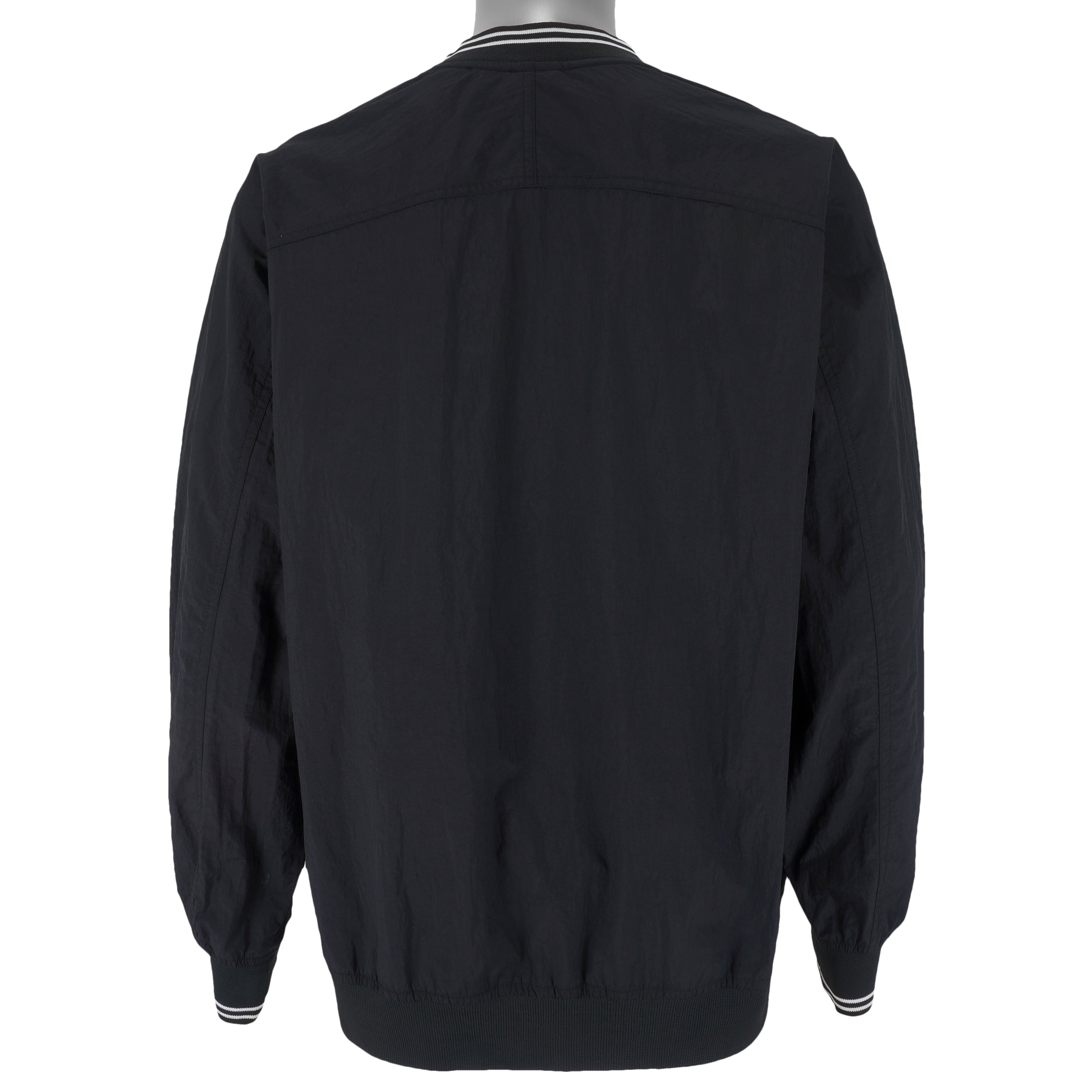 Nike - Black Pullover Windbreaker 1990s Large Vintage Retro