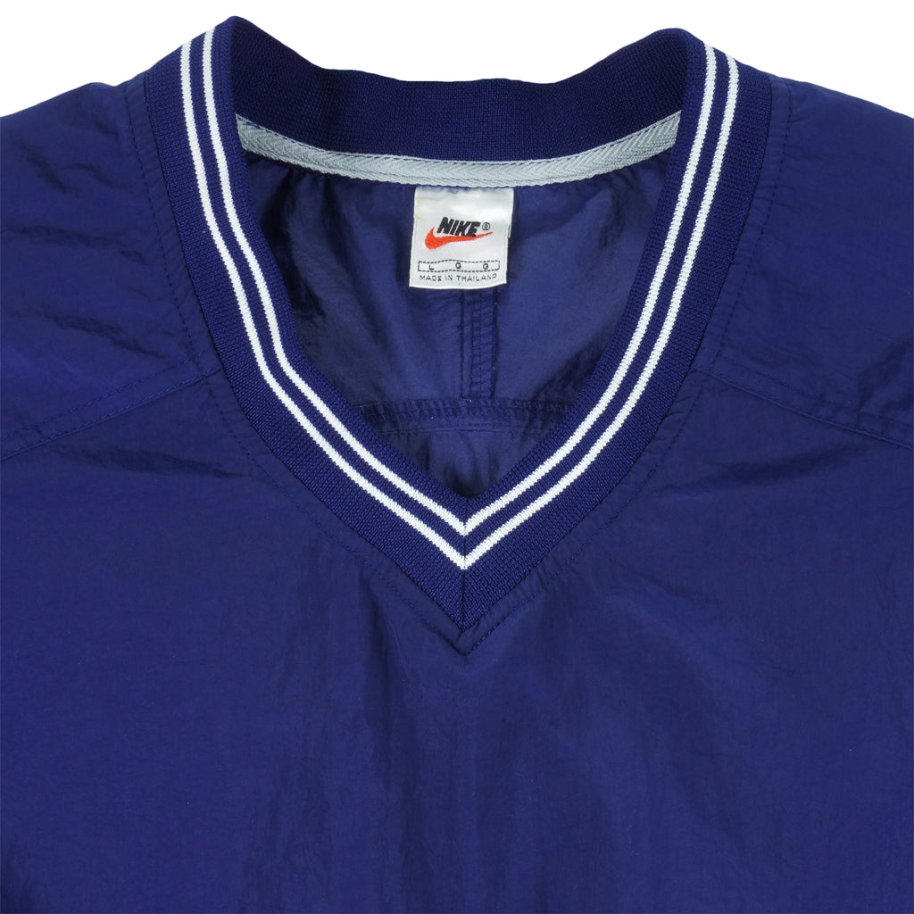 Nike - Blue Pullover Windbreaker 1990s Large Vintage Retro