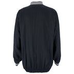 Adidas - Black Pullover Windbreaker 1990s Large Vintage Retro